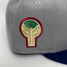 Load image into Gallery viewer, New Era 5950 Upsidedown LA Dodgers Bicentennial Patch in Granite/Royal Blue
