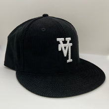 Load image into Gallery viewer, New Era 59Fifty Upsidedown LA Dodgers in Black Corduroy

