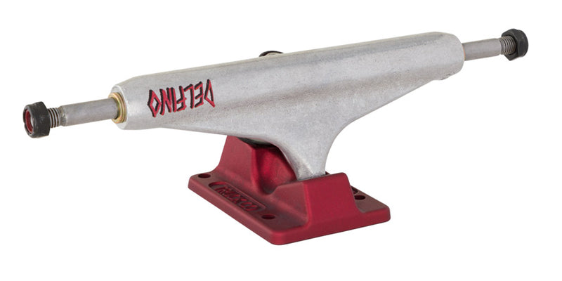 Independent Hollow Pedro Delfino Pro Trucks in Red/Silver