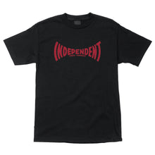 Load image into Gallery viewer, Independent Span Tee in Black/Red
