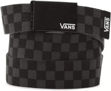 Load image into Gallery viewer, Vans Deppster Web Belt in Checkerboard/Charcoal
