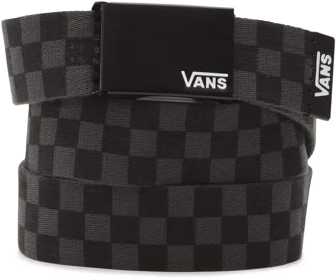 Vans Deppster Web Belt in Checkerboard/Charcoal