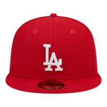 Load image into Gallery viewer, New Era 5950 LA Dodgers World Series 2020 Side Patch in Scarlet
