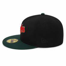 Load image into Gallery viewer, New Era 5950 LA Dodgers Script “La Bandera” in Black/Green/Red - 818 Exclusive
