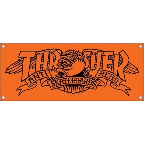 Thrasher x Antihero Orange Banner