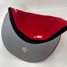 Load image into Gallery viewer, New Era 5950 Upsidedown LA Dodgers 40 Year Anniversary Patch in Scarlet
