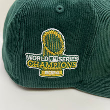 Load image into Gallery viewer, New Era 5950 LA Dodgers 2024 World Series Champions Patch in Dark Green Corduroy
