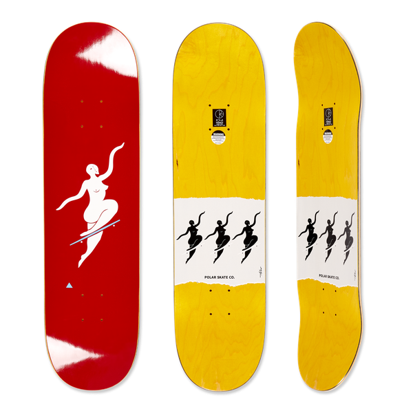 Polar Skate Co. No Complies (Red) Deck 8.25