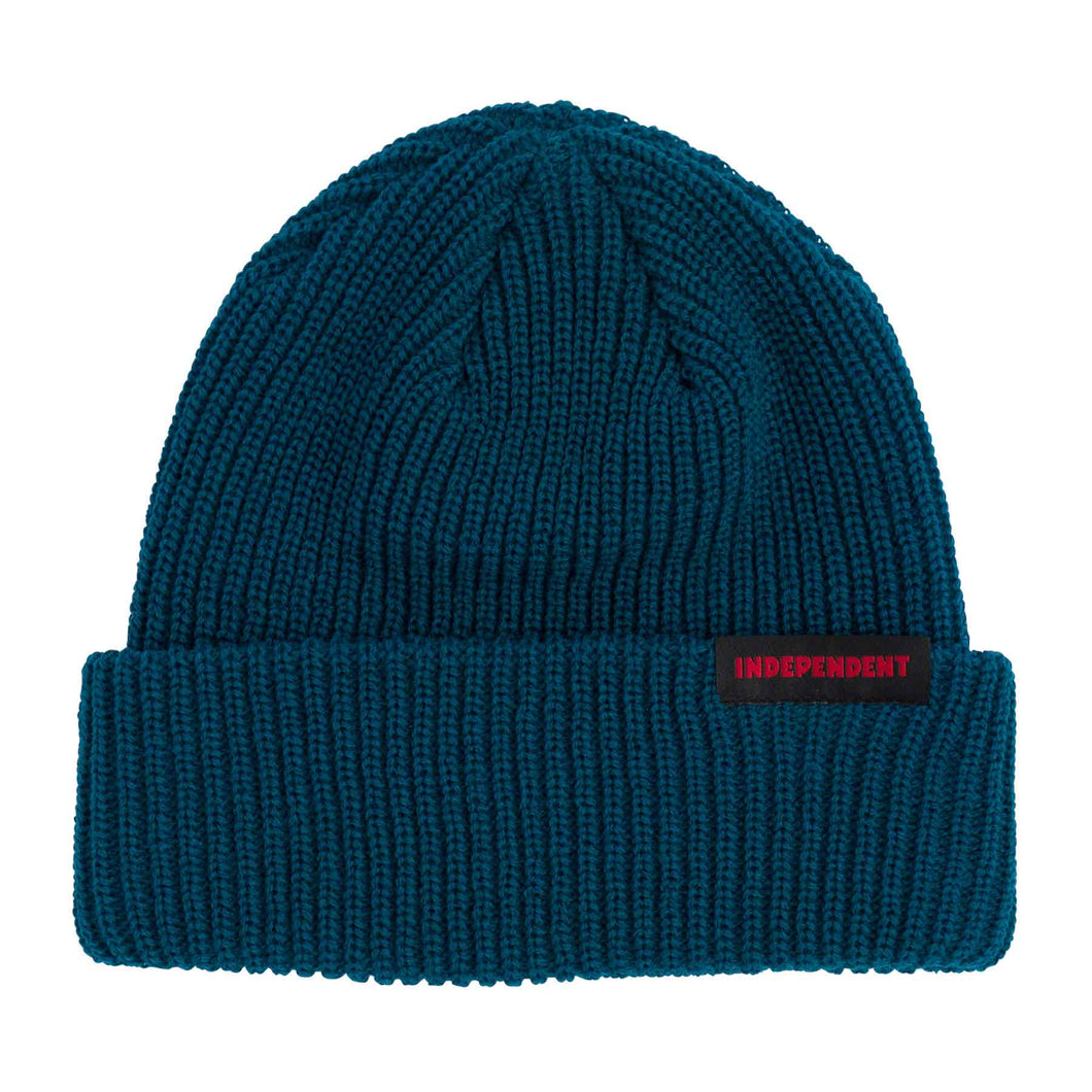 Independent Beacon Long Shoreman Beanie in Slate