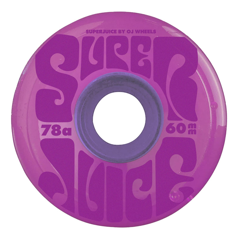 OJ Wheels Super Juice Trans Purple 78a 60mm