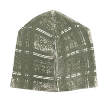 Load image into Gallery viewer, FA Digital Plaid Skully Beanie in Green
