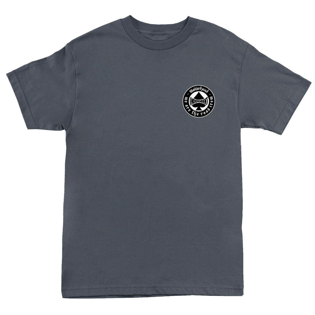 Independent Motörhead Spade Tee in Charcoal
