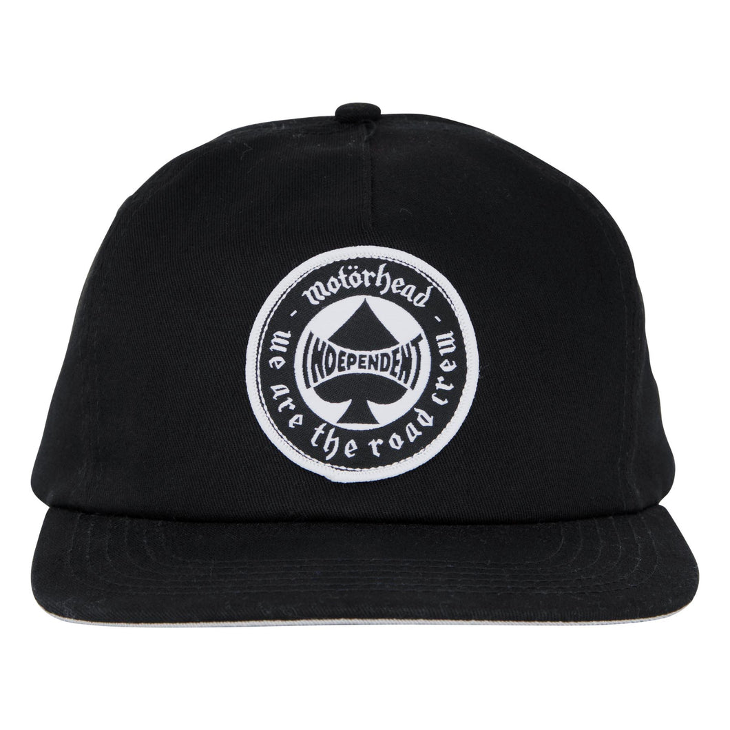 Independent Motörhead Spade Snapback Hat in Black