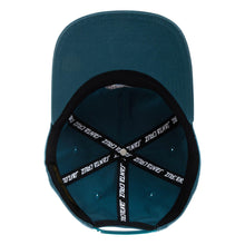 Load image into Gallery viewer, Santa Cruz Sol Spiral Snapback Unstructured Hat in Dark Teal
