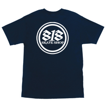 818 Skate Shop Tee in Navy