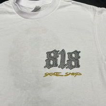 Load image into Gallery viewer, 818 Skate Shop Calavera Tee in White - Front

