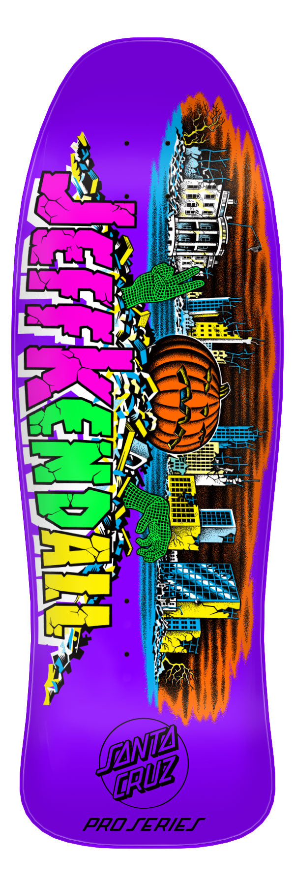 Santa Cruz Kendall Pumpkin Reissue Deck 10.0