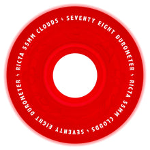 Load image into Gallery viewer, Ricta Clouds GITD Red 78a 55mm
