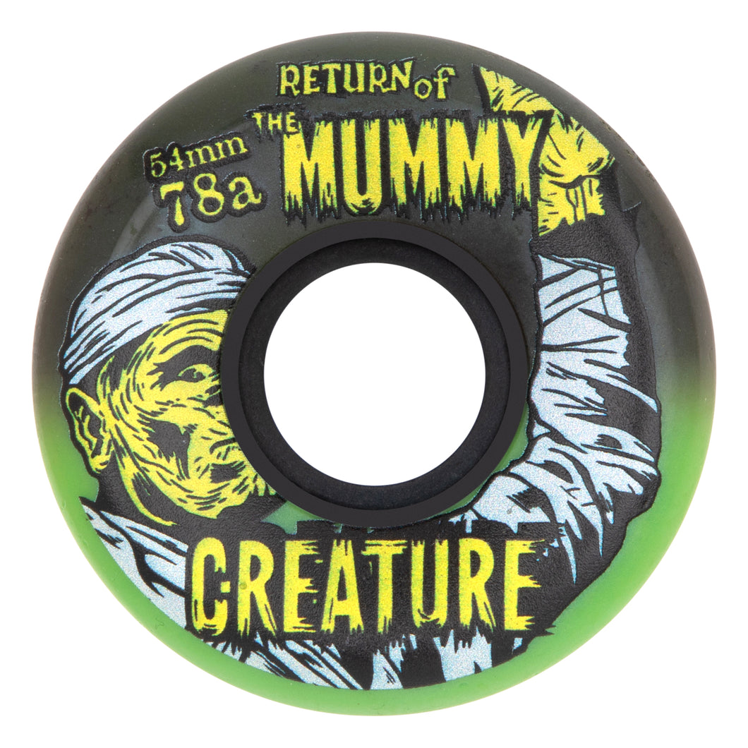 OJ Wheels Creature Keyframe Mummy Wheels Green/Black 78a 54mm