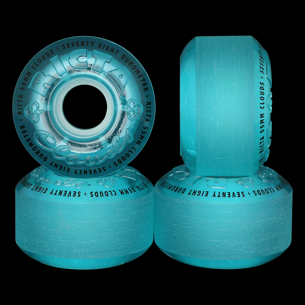 Ricta Clouds GITD Transparent Blue 78a 55mm