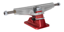 Load image into Gallery viewer, Independent Stage 4 Hollow Bar Logo Silver/Red Ano Trucks
