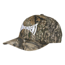 Load image into Gallery viewer, Independent Span Logo Snapback Structured Hat Realtree APX Hat in Khaki
