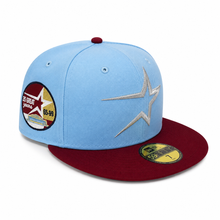 Load image into Gallery viewer, New Era 5950 Houston Astros 35 Great Years Patch in Doscientos Blue/H Red - 818 Exclusive
