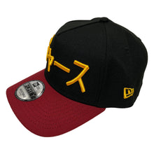Load image into Gallery viewer, New Era 940 A-Frame LA Dodgers Kanji Japanese Lantern Patch Snapback in Black/Burgandy - 818 Exclusive
