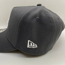 Load image into Gallery viewer, New Era 940 A-Frame LA Dodgers 60th Anniversary Patch Snapback in Granite
