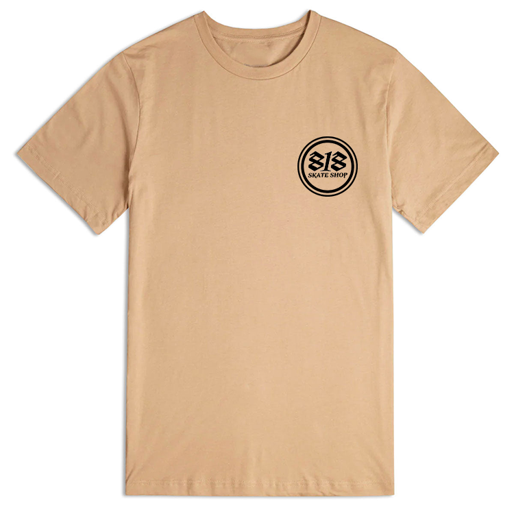 818 Skate Shop Tee in Khaki