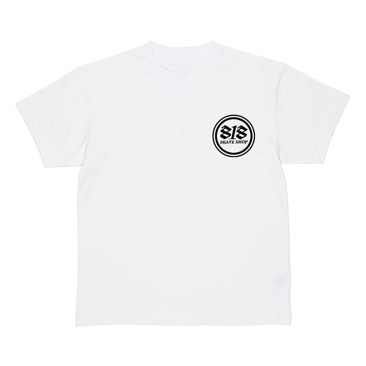 818 Skate Shop Tee in White