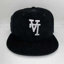 Load image into Gallery viewer, New Era 950 Upsidedown LA Dodgers Corduroy Snapback in Black
