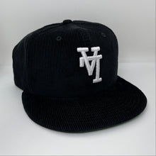 Load image into Gallery viewer, New Era 950 Upsidedown LA Dodgers Corduroy Snapback in Black
