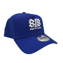 Load image into Gallery viewer, New Era 940 A-Frame 818 Skate Shop Snapback in Dark Royal
