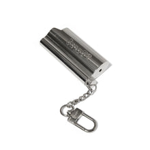 Load image into Gallery viewer, Burner Lighter Sleeve Keychain in Silver
