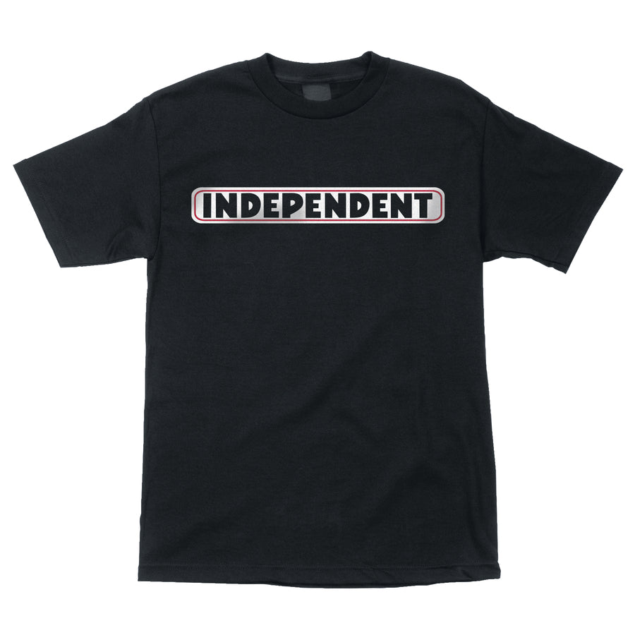 Indepenent Bar Logo Tee in Black