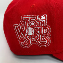 Load image into Gallery viewer, New Era 940 A-Frame LA Dodgers 75th World Series Patch Snapback in Front Door Red
