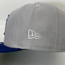 Load image into Gallery viewer, New Era 5950 Upsidedown LA Dodgers Bicentennial Patch in Granite/Royal Blue
