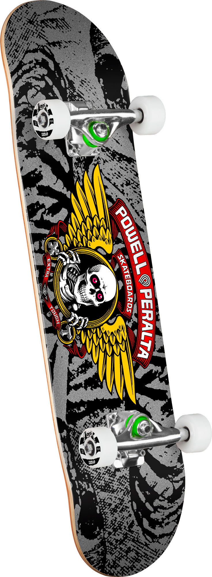 Powell Peralta Winged Ripper Black/Silver Complete Skateboard 7.0