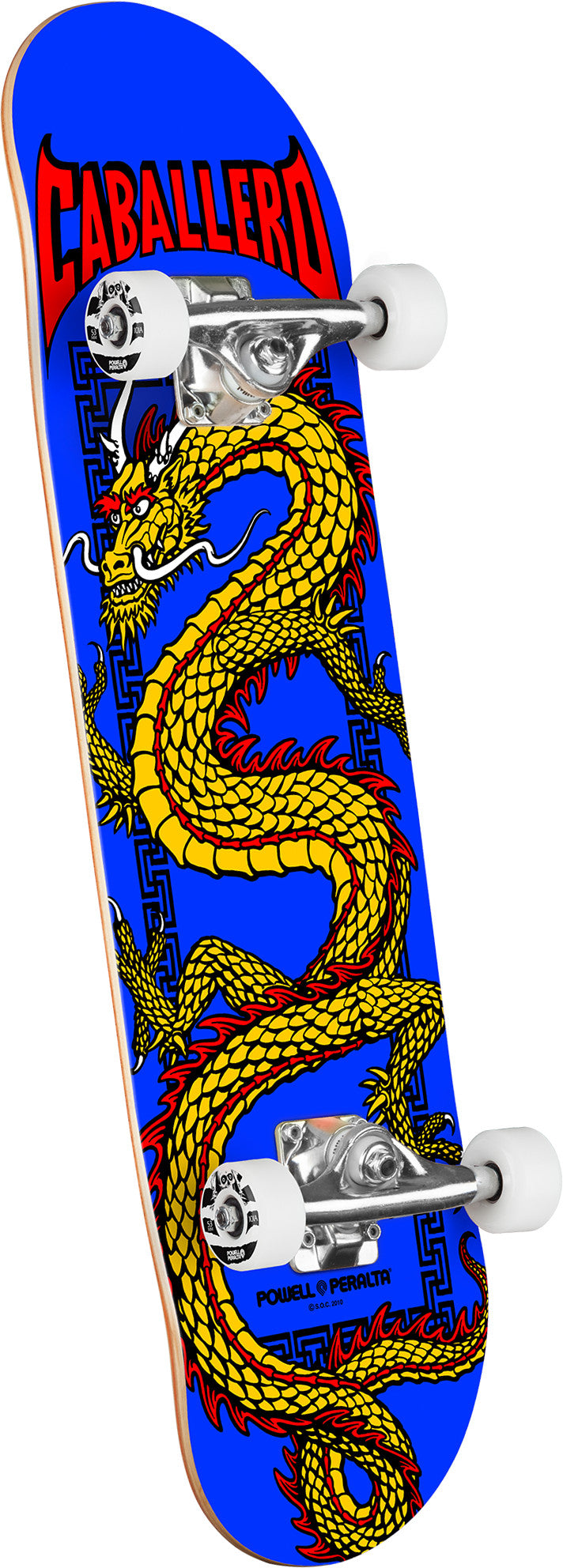 Powell Peralta Cab Chinese Dragon Royal Blue Complete Skateboard 7.75