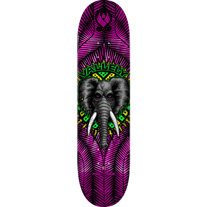 Powell Peralta Mike Vallely Elephant Pink Foil Flight Deck 8.38