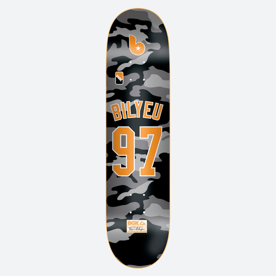 DGK Major League Orange Bilyeu Deck 8.06