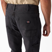 Load image into Gallery viewer, Dickies Worn In Duck Carpenter Pants in Black
