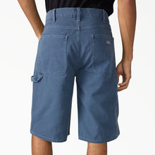 Load image into Gallery viewer, Dickies Worn Relaxed Carpenter Duck Shorts 13" Inch - Retro Indigo
