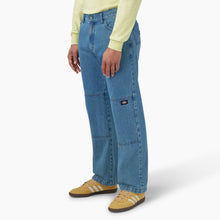 Load image into Gallery viewer, Dickies Double Knee Loose Fit Denim in Stonewashed Vintage Blue
