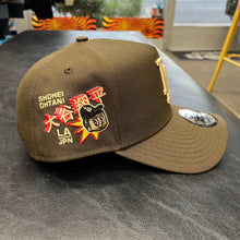 Load image into Gallery viewer, New Era 940 A-Frame LA Dodgers Shohei Ohtani Patch Snapback in Walnut Brown
