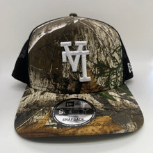 Load image into Gallery viewer, New Era 950 A-Frame Upsidedown LA Dodgers Trucker in Realtree Camo
