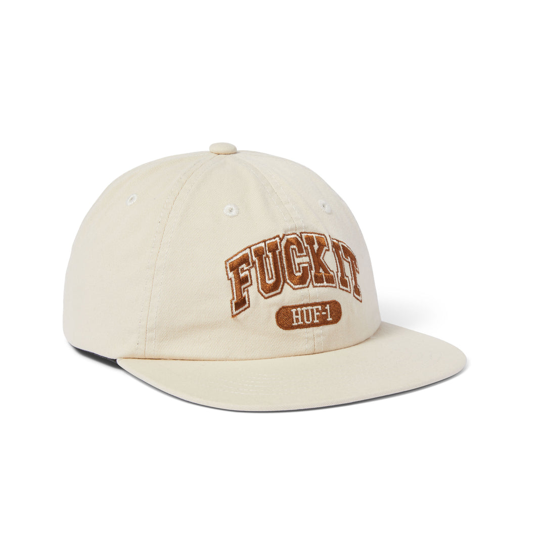 HUF Fuck It 6 Panel Hat in Sand