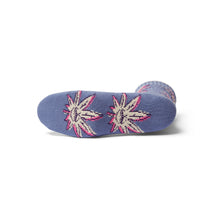 Load image into Gallery viewer, HUF Green Buddy Doodle Socks in Purple
