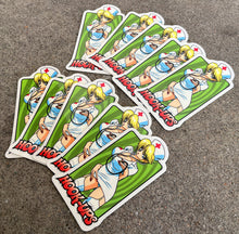 Load image into Gallery viewer, Hook-Ups Skateboards Nurse Girl Nikki Sticker

